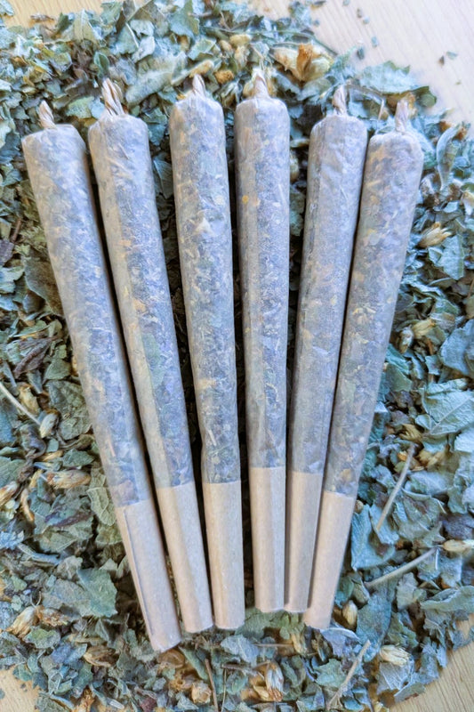 Lucid Dream Enhancing Pre Rolls - Mexican Dream Herb, Blue Lotus, Mugwort, Mullein, Damiana, and Peppermint