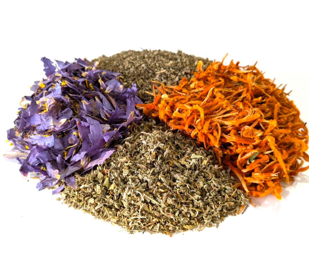 Celestial Lotus Herbal Smoke Blend - Wild Dagga, Blue Lotus, Mullein, & Damiana