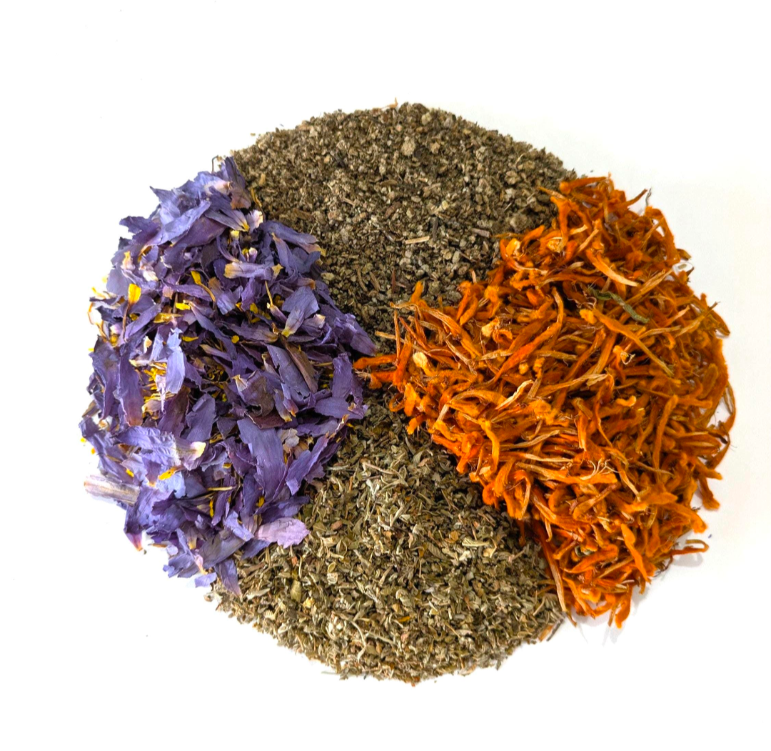 Celestial Lotus Herbal Smoke Blend - Wild Dagga, Blue Lotus, Mullein, & Damiana