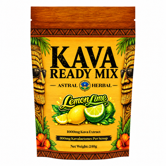 Kava Ready Mix lemon lime 240g pouch by Astral Herbal