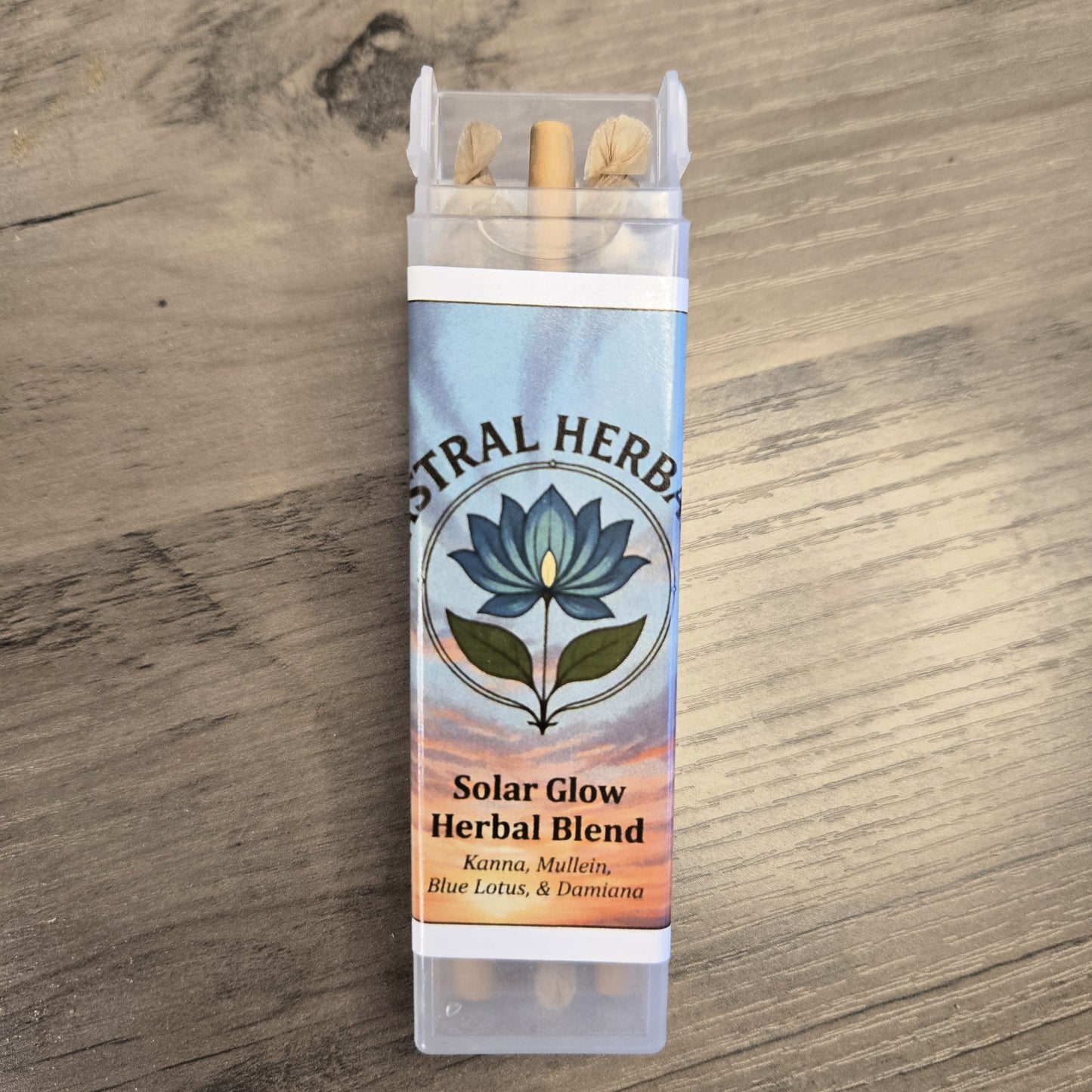 Solar Glow Pre Rolls - Kanna, Blue Lotus, Damiana, Mullein